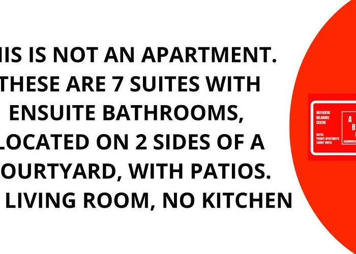 Authentic Centre - 7 For 15 Guests, With Patios In Courtyard For Smokers * Belgrád